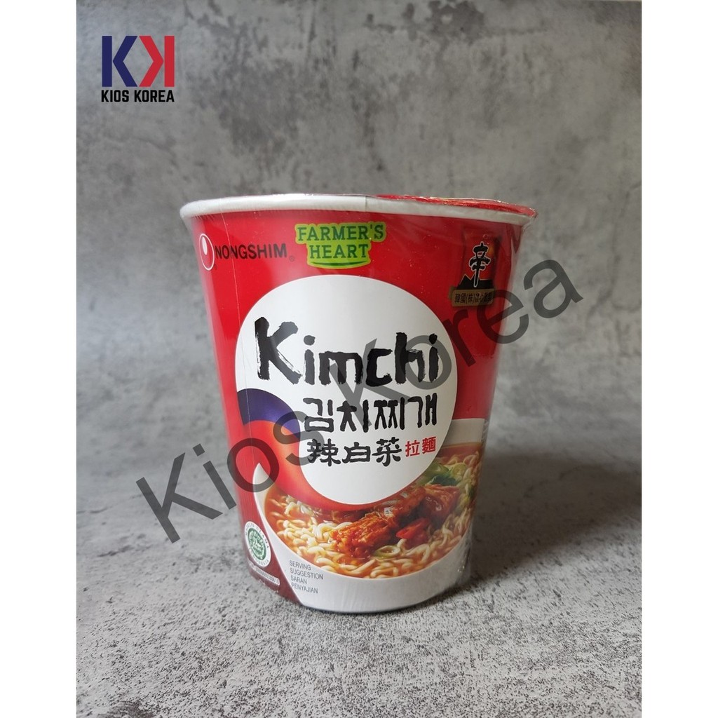 

Nongshim Kimchi Jjigae Ramyeon CUP 70gr HALAL [READY STOCK]