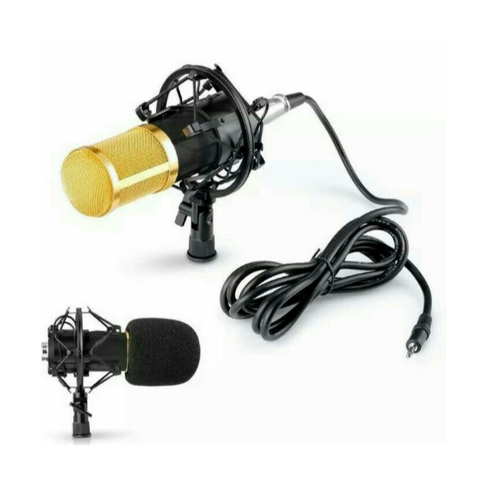Microphone Condenser Taffware Bm800 - Mic Kondenser Pc Komputer Laptop
