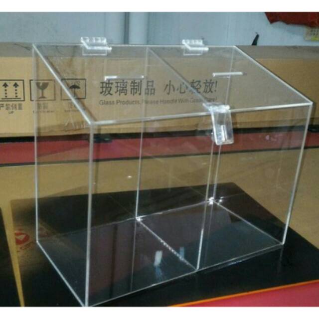 

Acrylic kotak saran / kotak amal