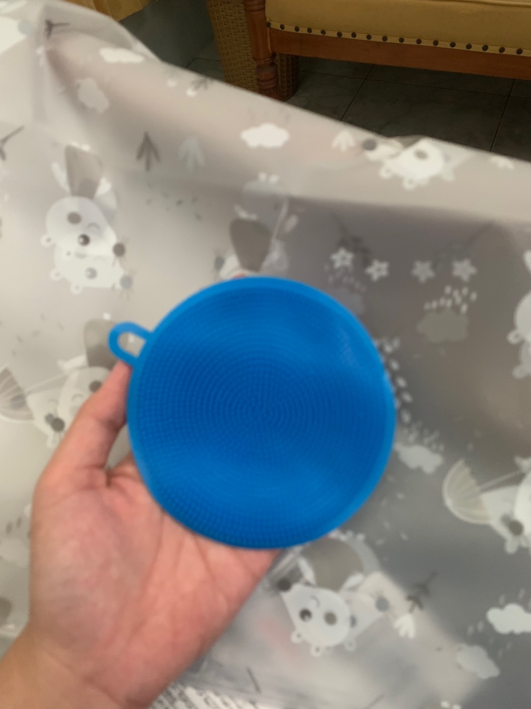 Spon Pembersih / Sikat Pembersih Peralatan Makan / Spoon Silicone Dapur Serbaguna