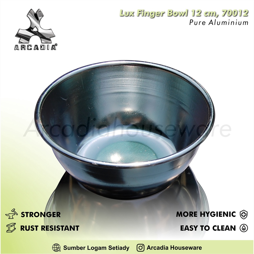 Kobokan Lux Aluminium, Mangkok Kobokan, Finger Bowl - 70012