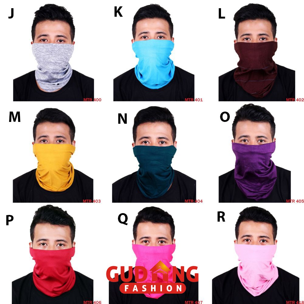 Masker Motor dan Masker Serbaguna Banyak Pilihan Warna - MTR (COMB)