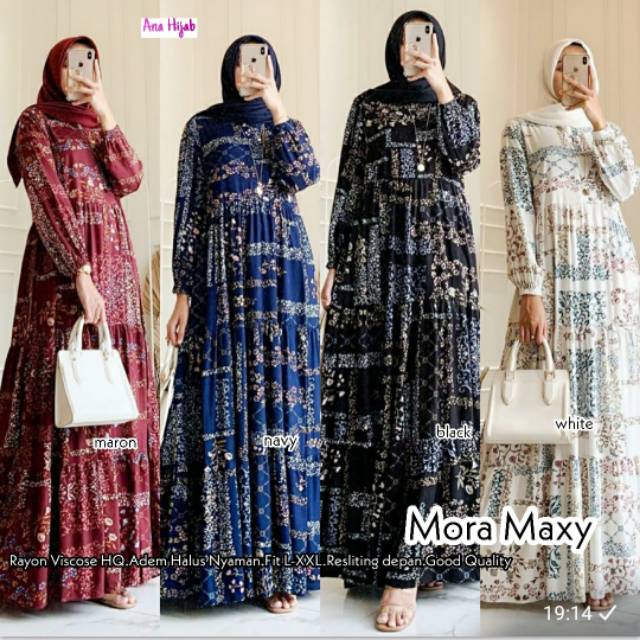 Mora Maxy Dress Rayon Viscose Busui