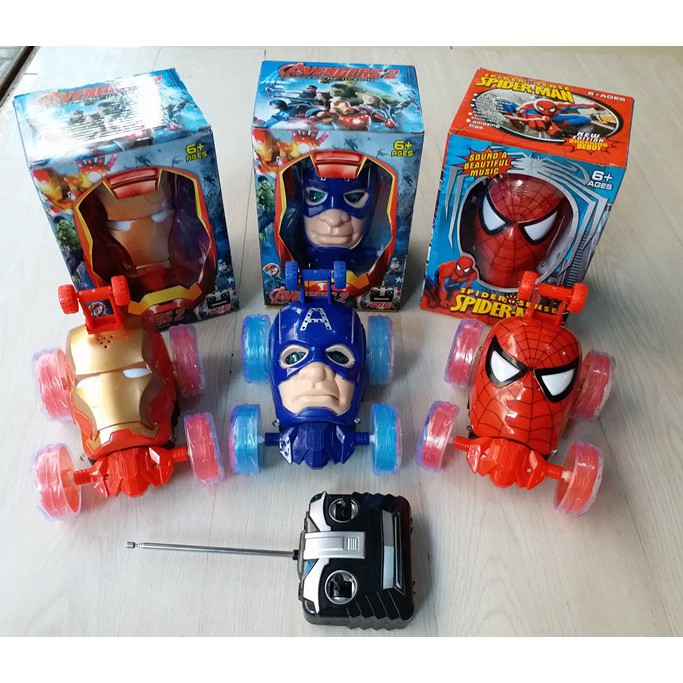 MAINAN MOBIL REMOTE AVENGERS HERO STUNT CAR RC REMOTE CONTROL