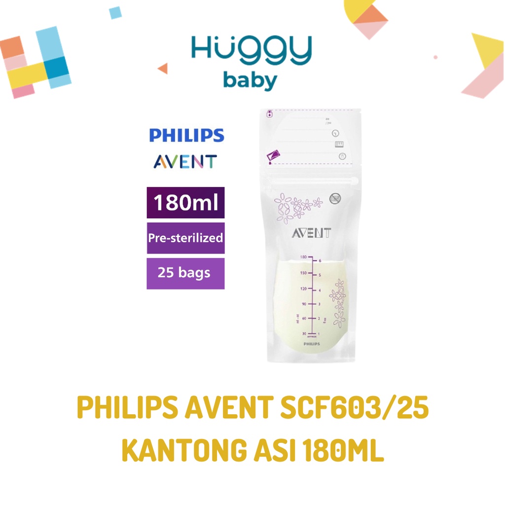 Philips Avent SCF603/25 Milk Storage Bags 180ml | Kantong Asi 180ml