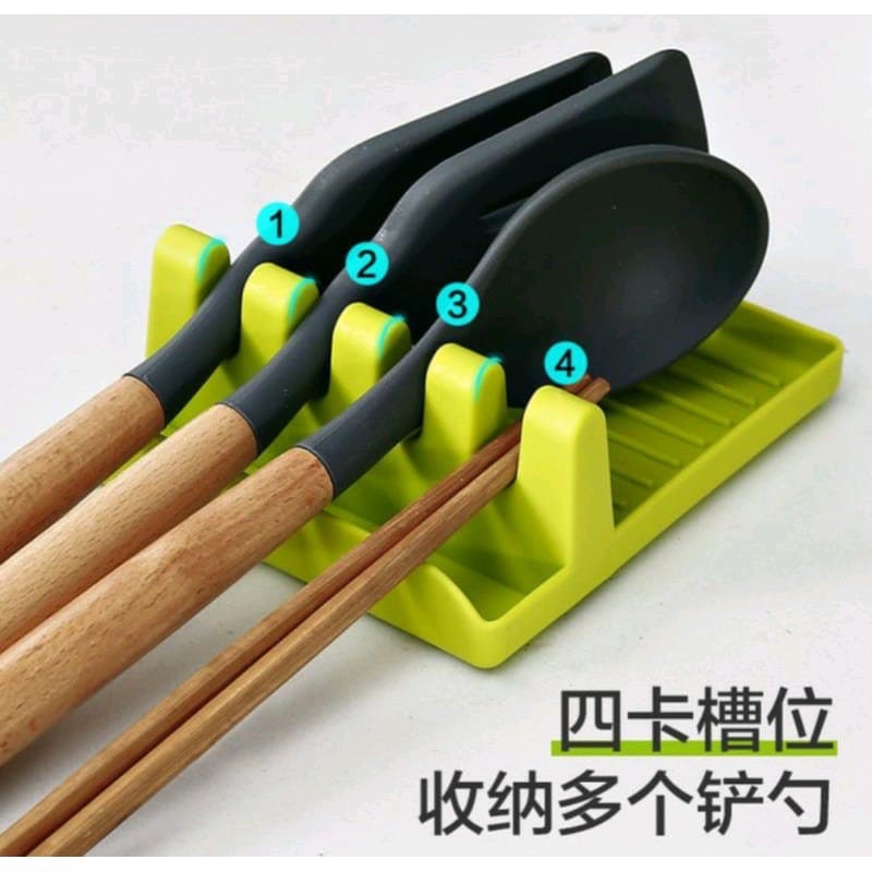 Holder Spatula Alat Masak Tutupan Panci Rak Tatakan / Alat Dapur / Holder Tutup Kuali / Tatakan Sendok Goreng / Sendok / Sumpit