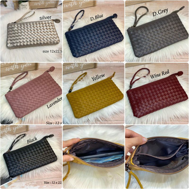 New Dompet Pouch A18 Bahan PU Import Semprem