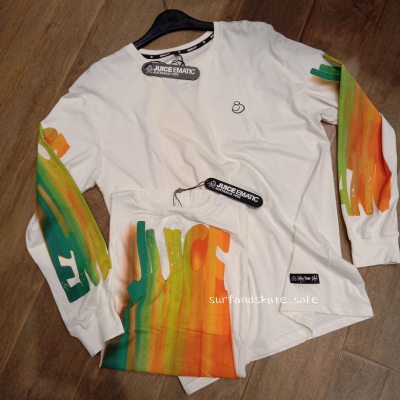 Kaos Lengan Panjang Juice Ematic Original Mstl Deep White