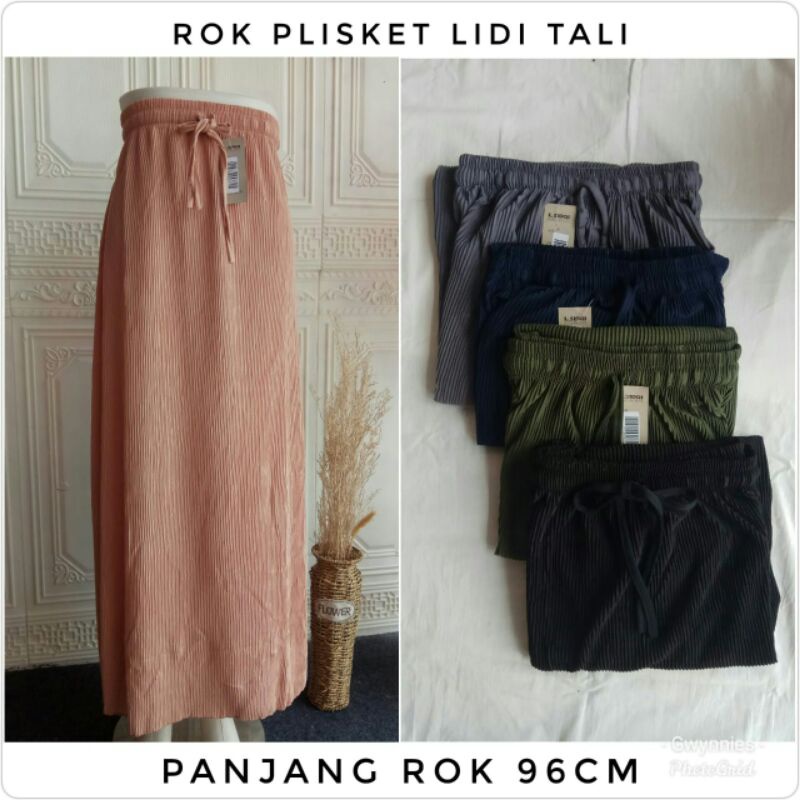 Rok Plisket Lidi Tali (COD/BAYAR DI TEMPAT)