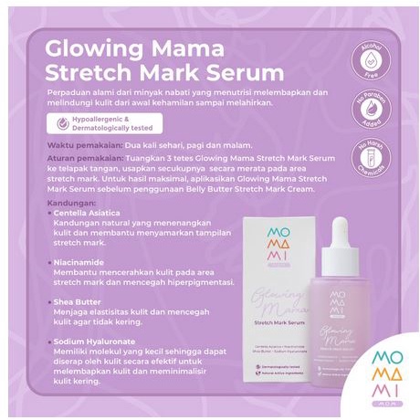 Momami Glowing Mama StretchMark Serum 50ml