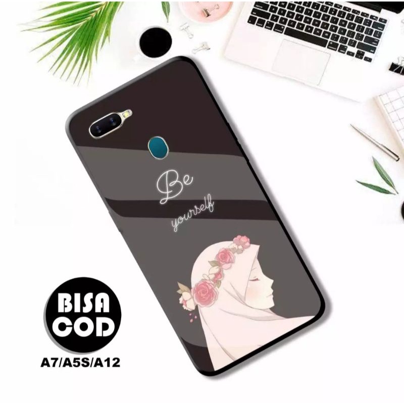 SHOWCASE CASE OPPO A5S/A7/A12 DESIGN AESTHETIC HIJAB SERIES