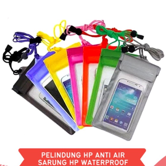 jepalo SARUNG HP ANTI AIR / WATERPROOF CASE HANDPHONE POUCH BAG / COVER HP ANTI AIR UNIVERSAL CASE HP / Makassar