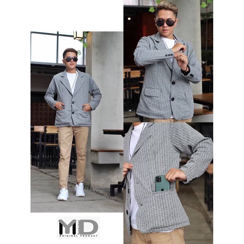 Blazer Pria slim Fit Motif/Blazer formal semi wool