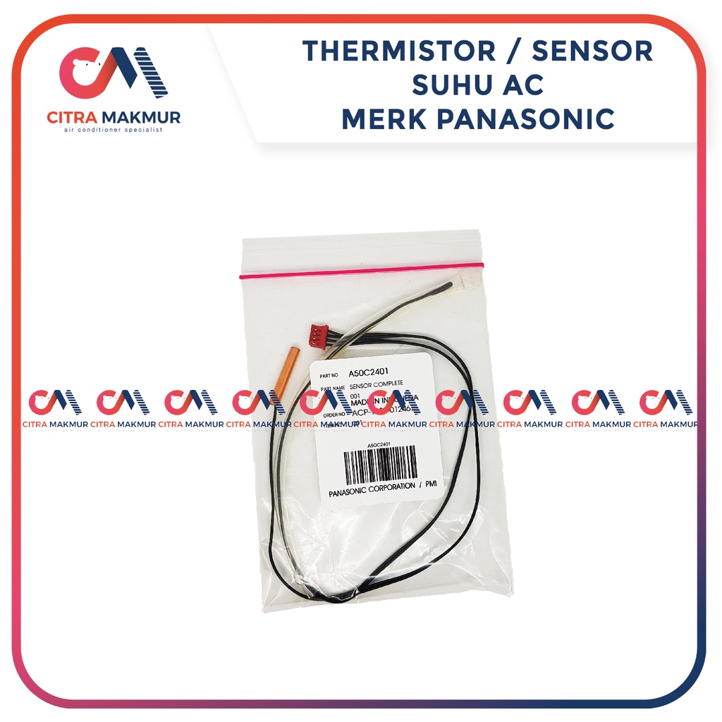 Thermistor AC Split Panasonic Air Conditioner Pendingin Ruangan Pipa Angin Indoor sensor suhu merah