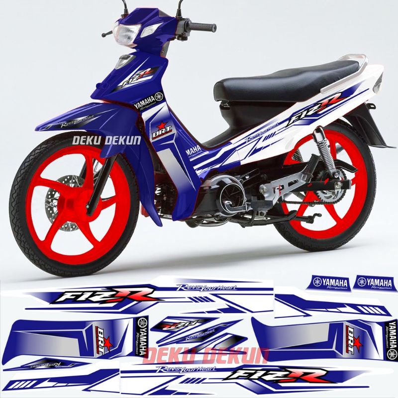 striping variasi f1zr / striping variasi f1zr biru putih / striping variasi fizr / striping variasi 