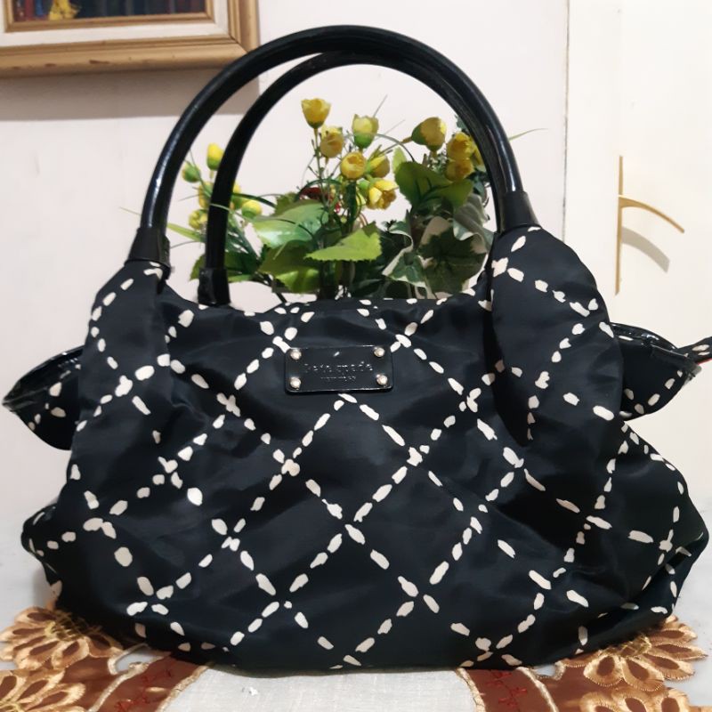 Kate Spade Nylon Shoulder Bag Hand Bag - Preloved