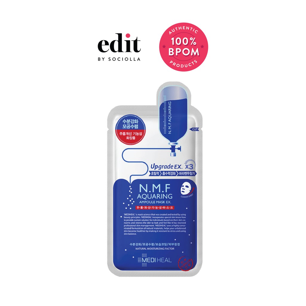 

Mediheal N.M.F Aquaring Ampoule Mask EX - Single Piece - Edit by Sociolla