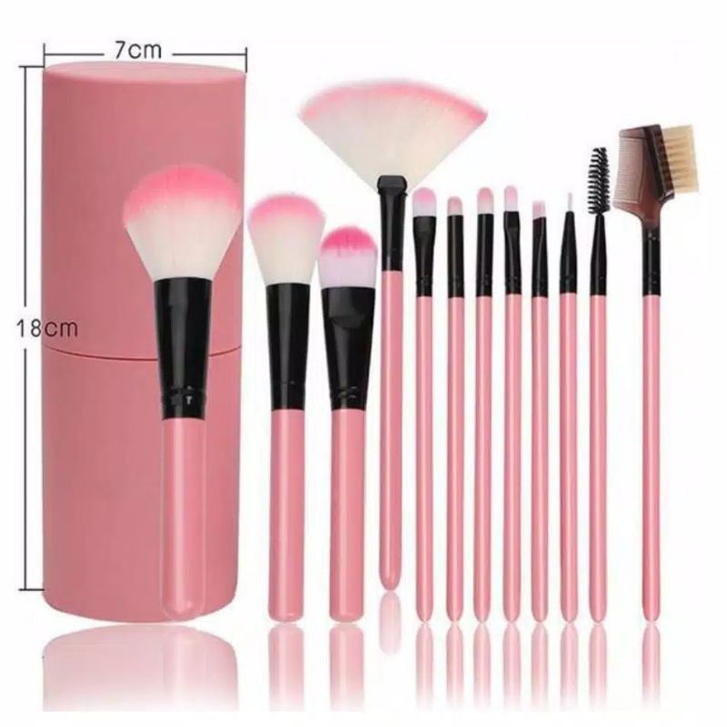 ❤Miss.Vinka❤ Brush Alat Make Up 10 Kuas 1 Set Make Up Tools Set Tabung 10 in 1 Tube Import Murah