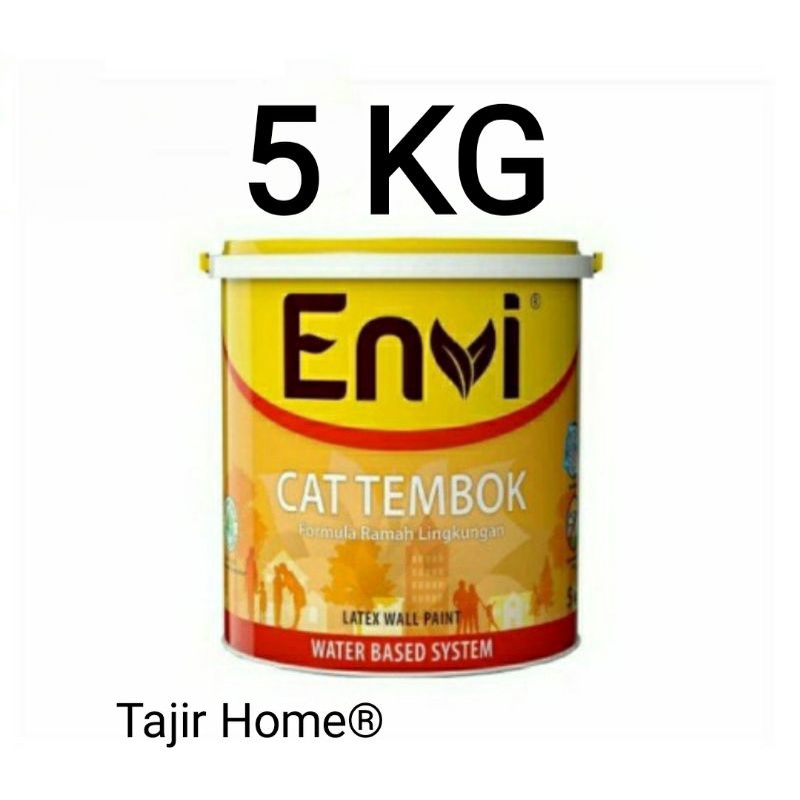 Ready Mix ENVI Cat Tembok 5Kg | Wallpaint Exterior Interior