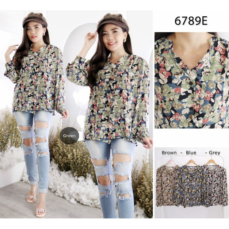 atasan import bahan katun silk