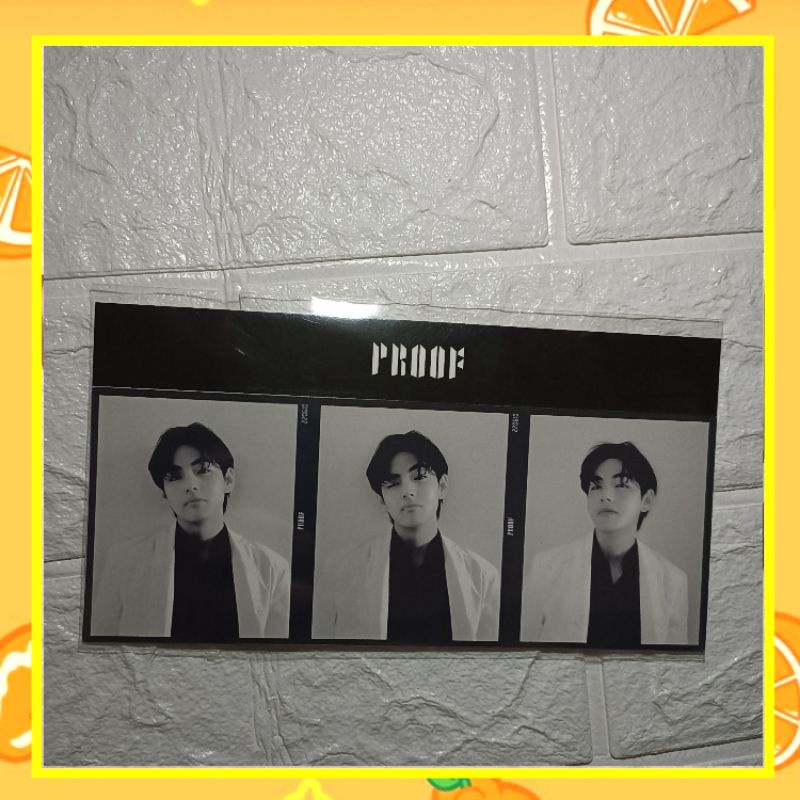 [READY STOCK] POB Weverse Proof - BTS Proof Set Edition [Photostrip / Triptych] Taehyung
