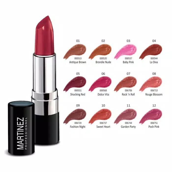 Martinez glam shine lipstik