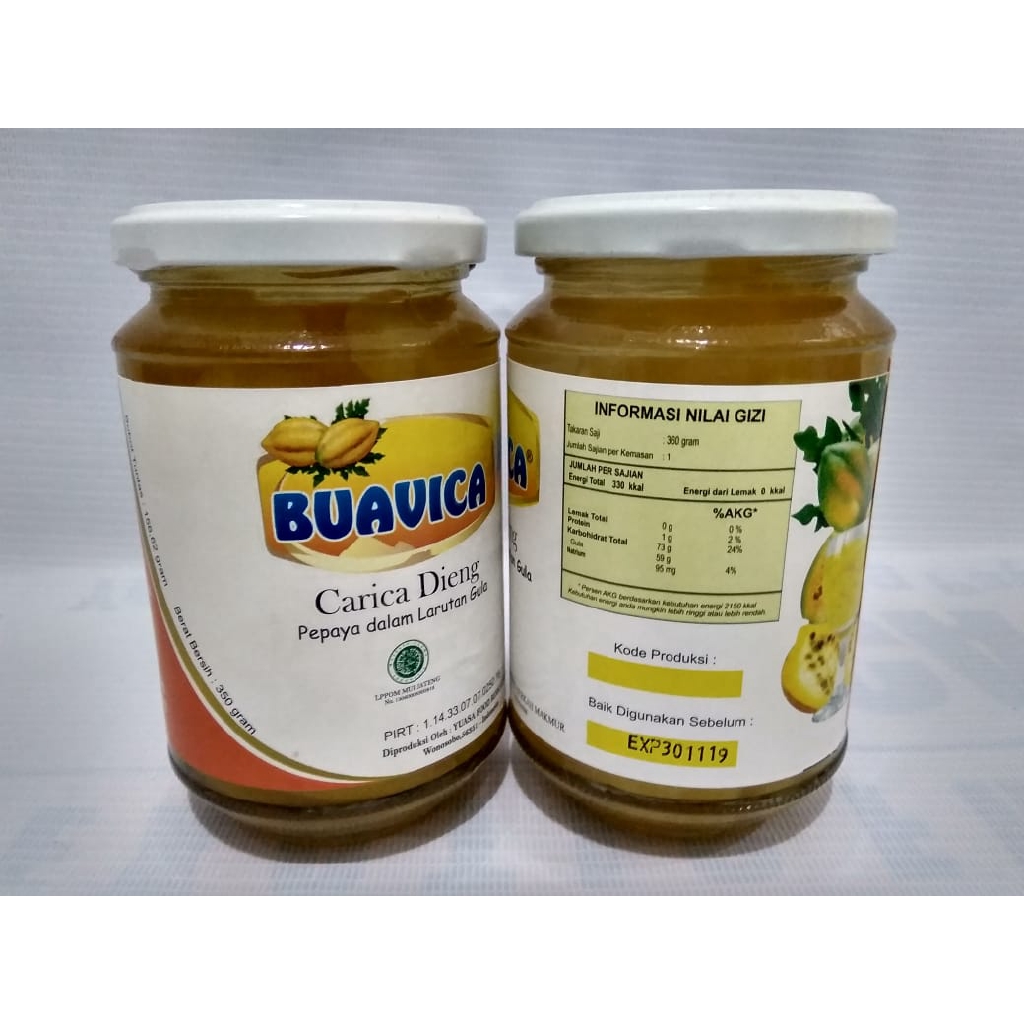 

Carica Dieng in Syrup - 350 gram