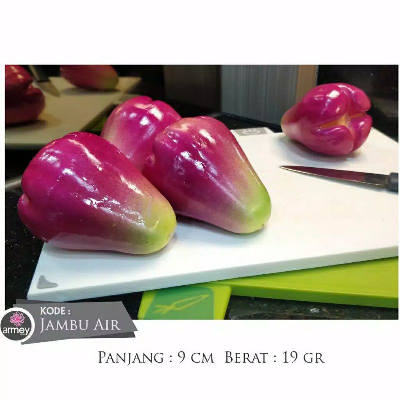 buah hias buah artifisial jambu hias replika buah jambu pajangan rujak