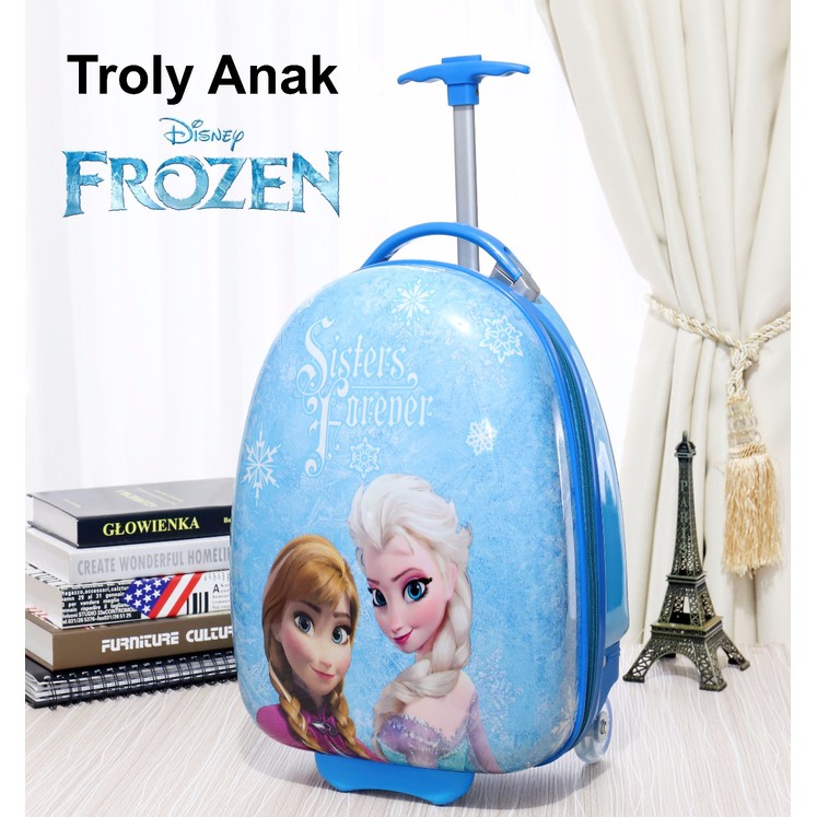 "Tas Sekolah Anak Trolly Telur Frozen Sister Forever"