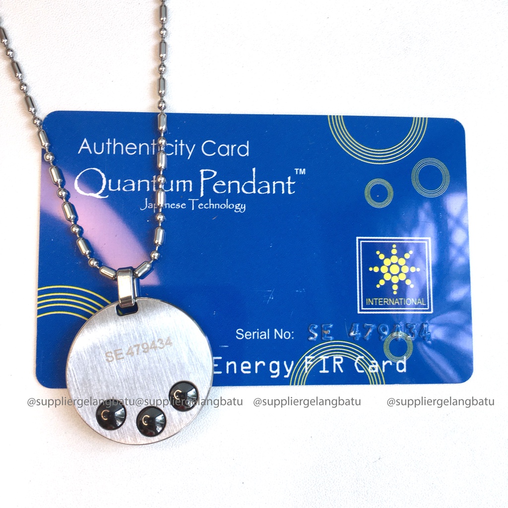 KALUNG TERAPI quantum Pendant permata MUTIARA SHELL GIOK GERMANIUM kalung gelang kesehatan alat terapi non medis aksesories biomagnet