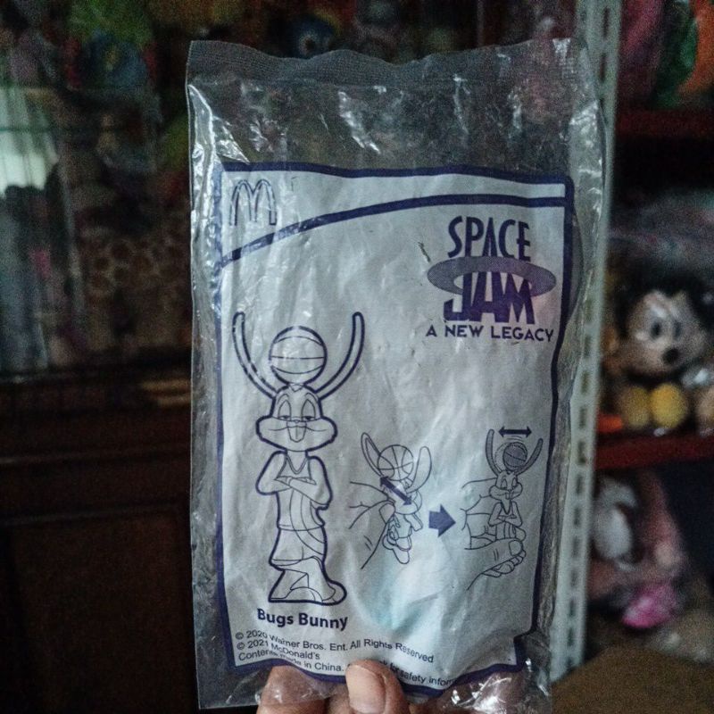 Figure Space Jam Bugs Bunny Original Warner Bros McD