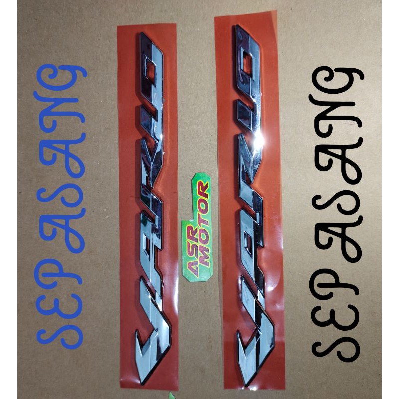 Emblem logo timbul 3d vario 125 150 led lokal 2015 2016 2017 sepasang