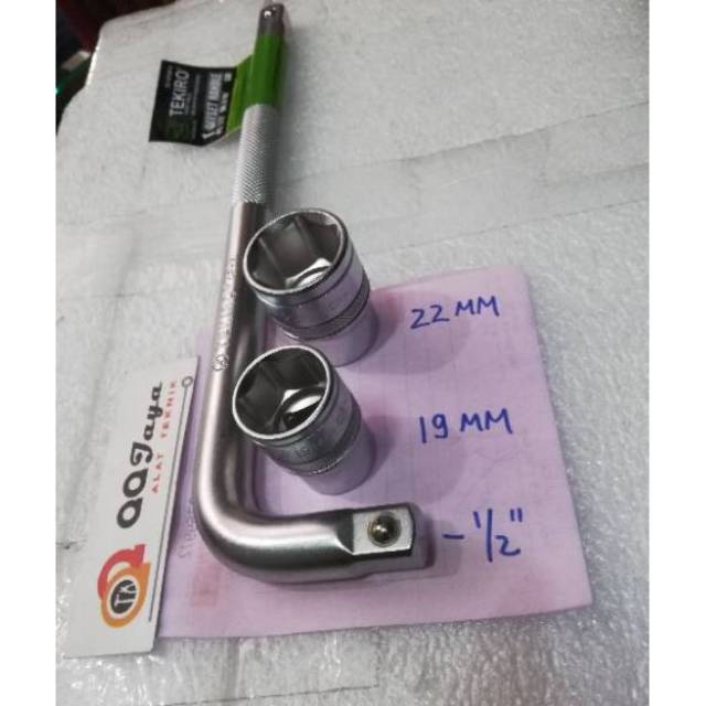 GAGANG SOK L + KUNCI SOK 19 DAN 22 MM TEKIRO