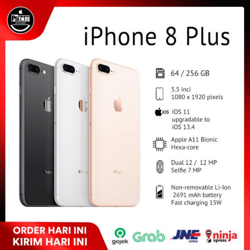 Iphone 8 Plus 64/256GB.