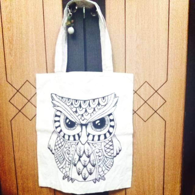 

Totebag lukis