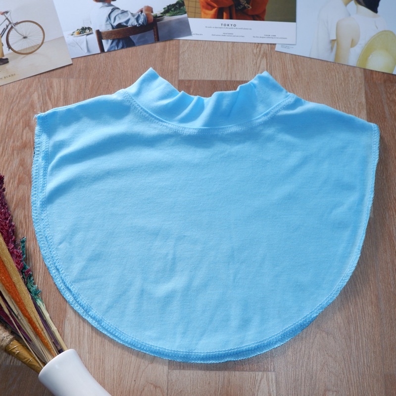 Manset Leher Bahan Kaos Termurah-Light blue