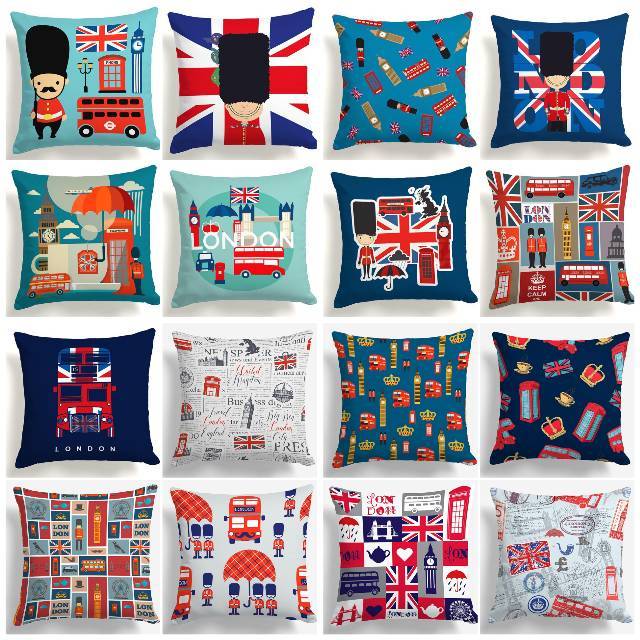 BANTAL SOFA PRINT MOTIF LONDON UNITED KINGDOM SERIES 40X40 CM