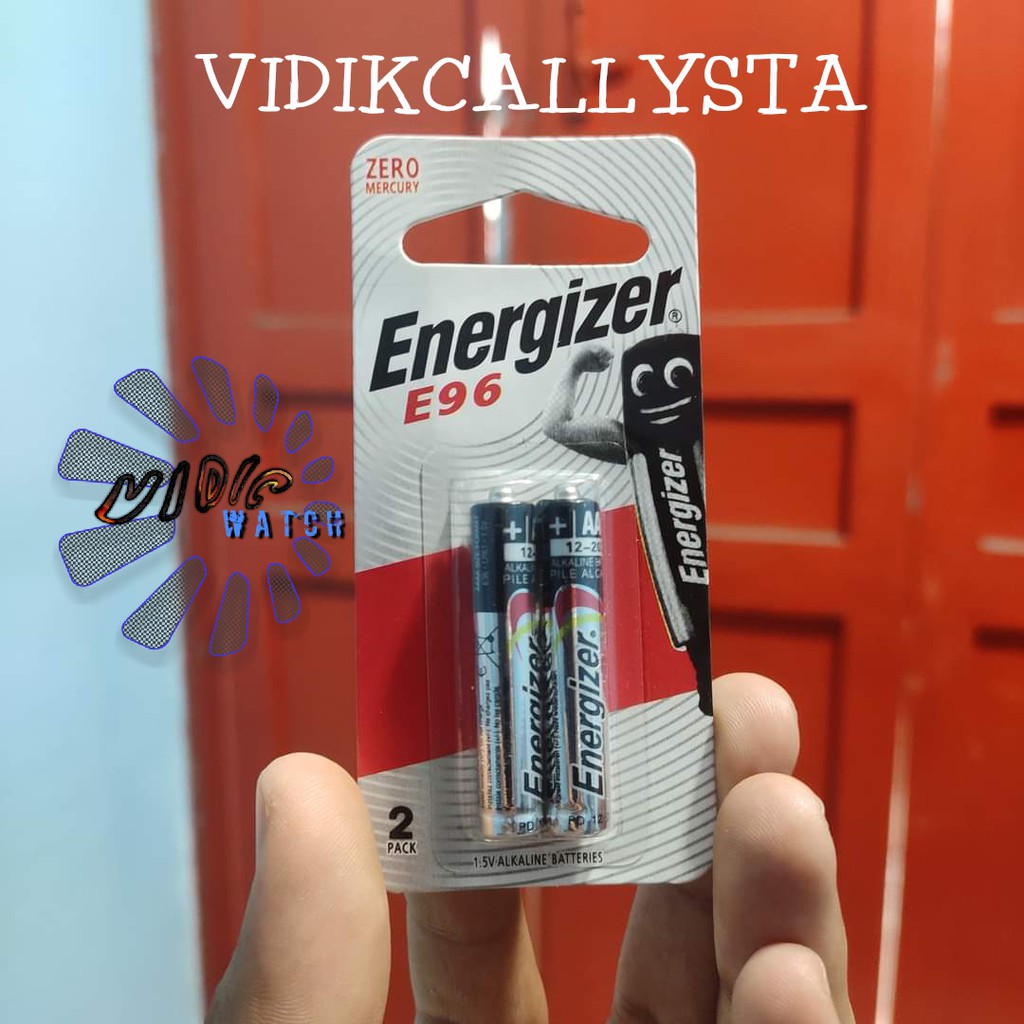 Asli Battery Energizer E96 A4 AAAA isi 2pcs Batrei Baterai A4 Ori