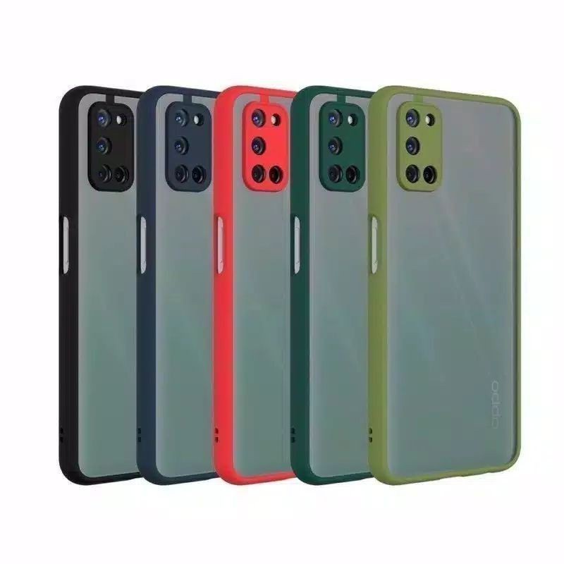 Casing Oppo Reno 4 Dove Matte Transparan Slim Fuze Macaron Case RENO 4