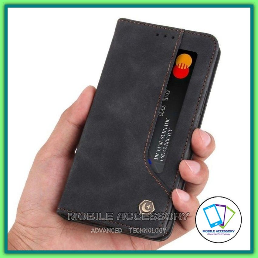 Flip Case Wallet Pola Xiaomi 12 Xiaomi12 Flip Cover Dompet Kulit Leather Case Casing Murah