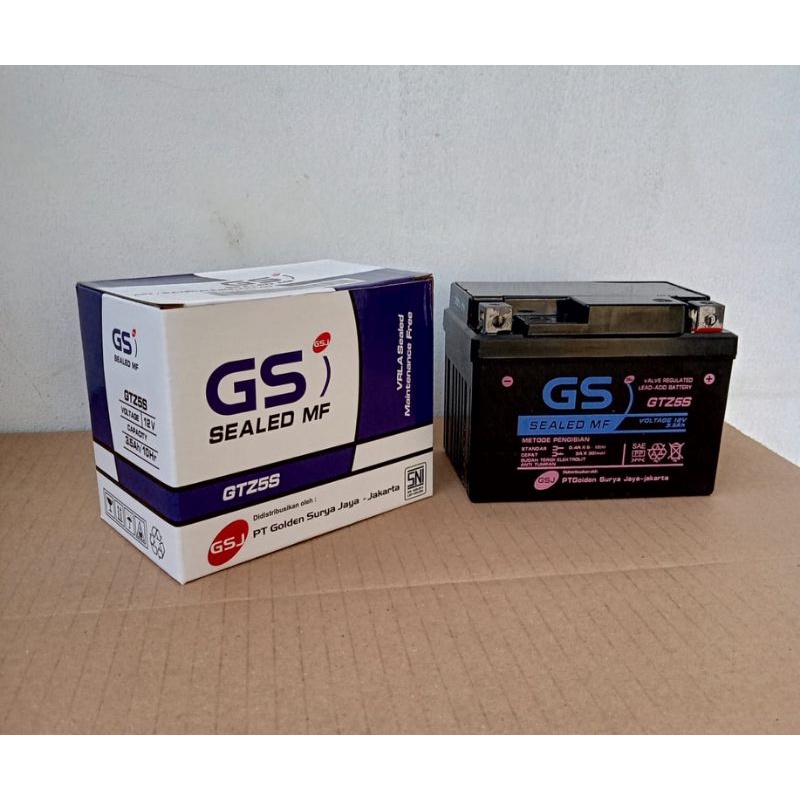 aki GS baru HONDA VARIO lama Old 110