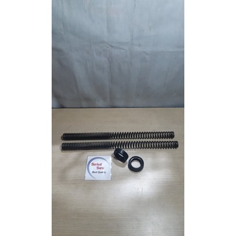 COPY ORIGINAL Seal Sil dan Per Pir As Shock Skok Sekok Shockbreaker Depan Suzuki RC80 RC100 RC 80