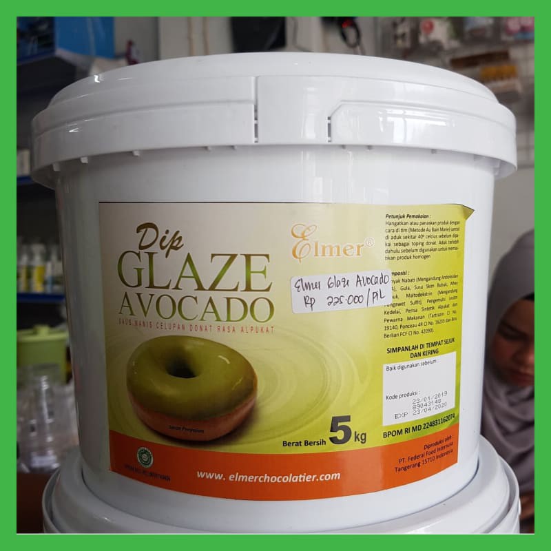 

NEW ELMER DIP GLAZE AVOCADO