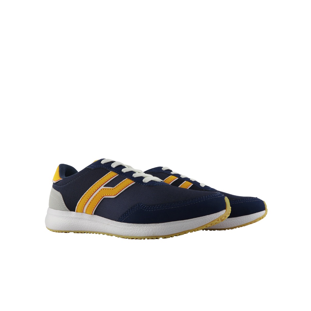 Sepatu Sneakers Pria - Piero - City Evo Navy Orange White P20872