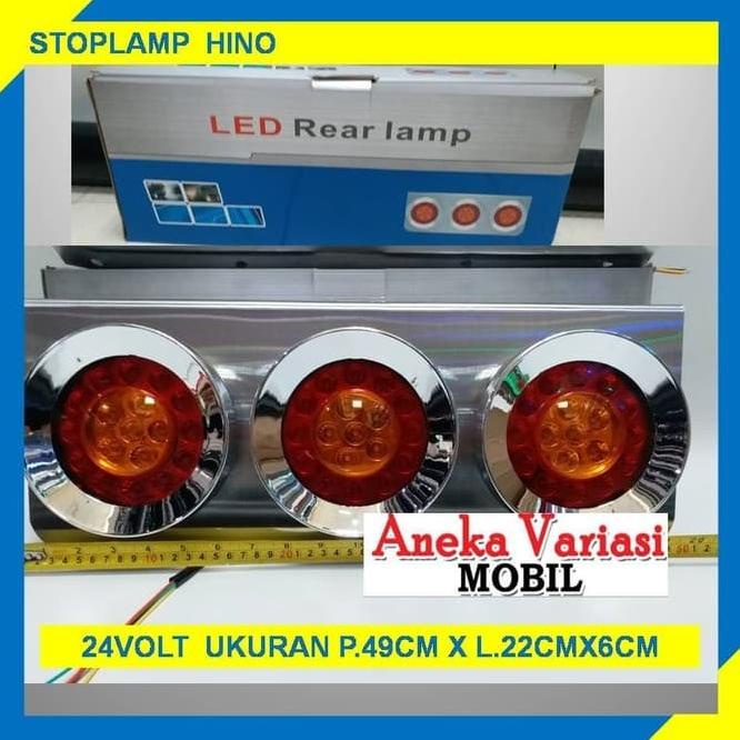 Lampu Stoplamp Rem Belakang Mobil Truk Truck Hino 24 Volt A195