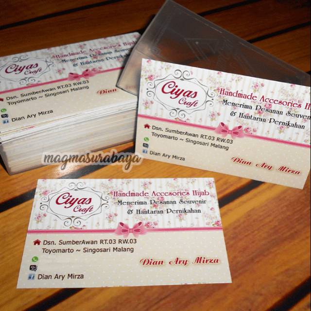 

Name card