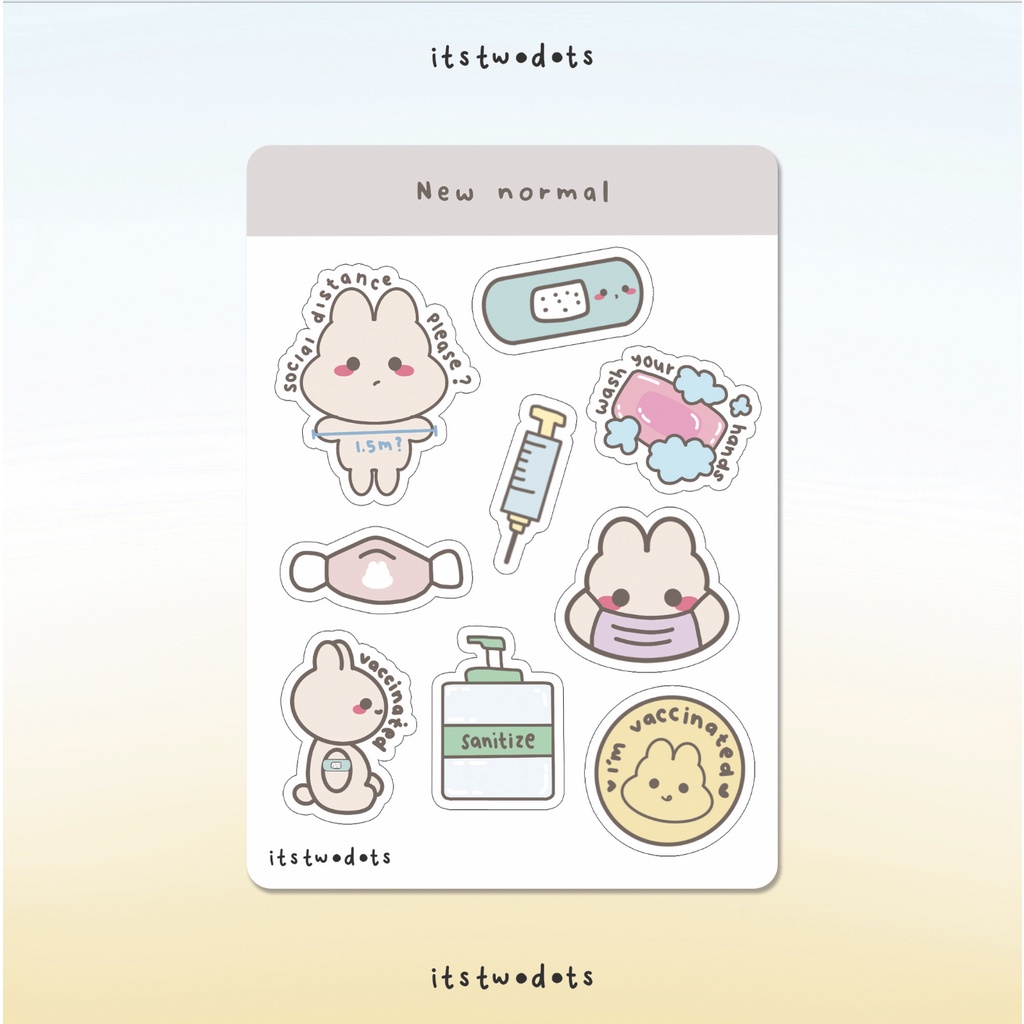 

NEW NORMAL FEATURING LULU STICKER SHEET