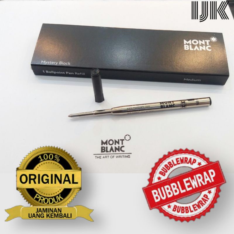 

Isi Pen / Refill Ballpoint Pen Montblanc Black (Original)+packing dus Ori