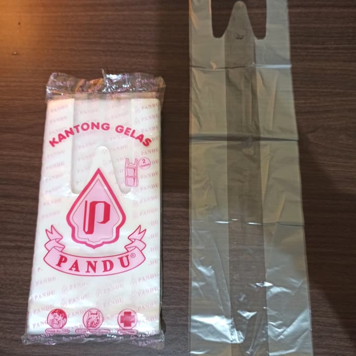 Rfs71s Kantong Plastik Double Cup / Plastik Take Away 2 Gelas Dbygs4