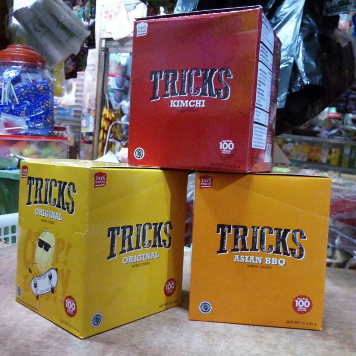 

Instant-Camilan- Snack Tricks Kentang 1Pak 10Pcs - Asian Bbq -Camilan-Instant.